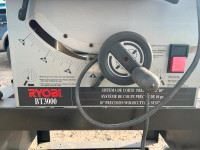10” RYOBI BT 3000 TABLE SAW WITH ROUTER TABLE WING