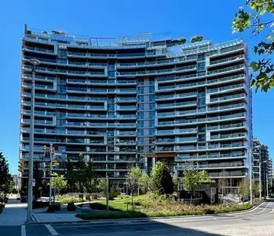 THE SPACE: I live in a 4 year old, two bed two bath plus den, 1000sf condo at 1768 Cook Street calle...