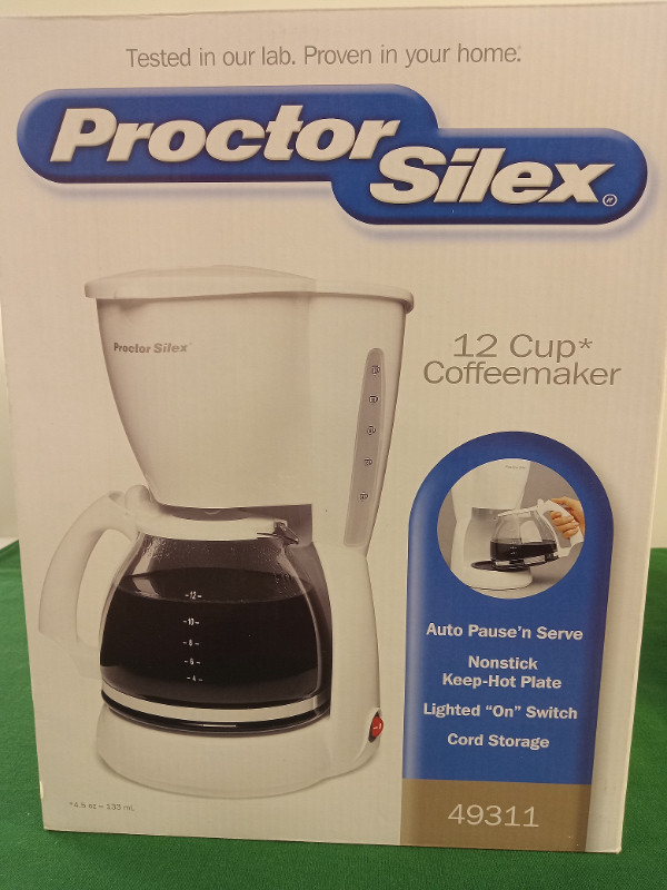 Coffee Maker, Proctor Silex, 12 cup Only $5 dans Machines à café  à Guelph - Image 2