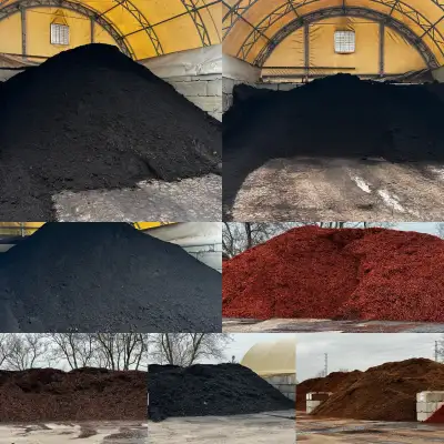 Screened Topsoil , Premium Triple Mix, coloured Mulch for sale . We Deliver all over the GTA. All So...