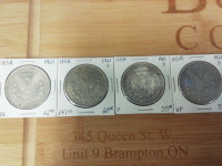Various 1921 Morgan dollars grades F to  AU     coin