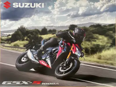 2016 Suzuki GSX-S1000A/V-Strom 1000ABS Original Dealer Poster, View more