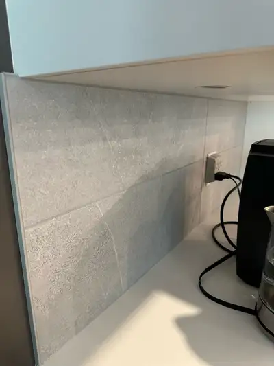 Ceramic tiles installation floor, walls, backsplash,washrooms