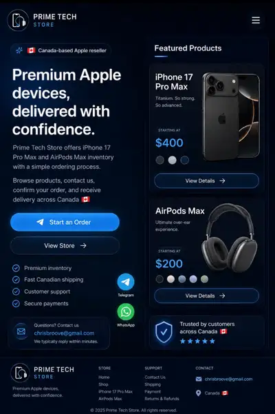 iPhone 17 pro max/airpods max (description), View more