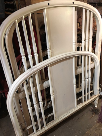 Pair of Vintage Single  Metal Beds, View more