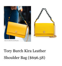 Tory Burch Kira Leather Shoulder Bag