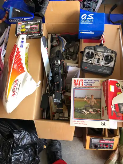 Radio Controlled RC Nitro Helicopter that will need assembly and possibly a few repairs……please make...