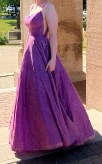 Grad dress - pink/purple - $250 obo