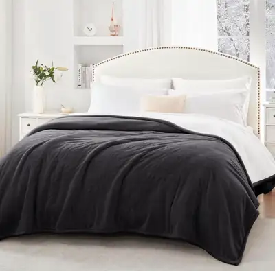 Brand New Heated Blanket King Size/Dark grey, View more