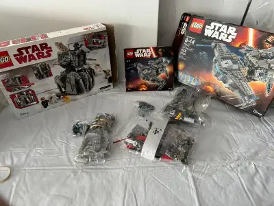 LEGO, LEGOS, STAR WARS EXCLUSIVE, BULK, BRICKS BLOCKS FROM SEVERAL SETS, COME EXACTLY AS SHOWN LISTE...