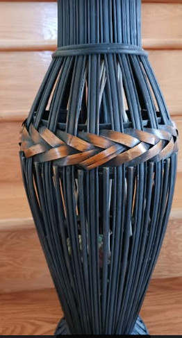 Wicker Vase with accent band in Home Décor & Accents in Mississauga / Peel Region - Image 2