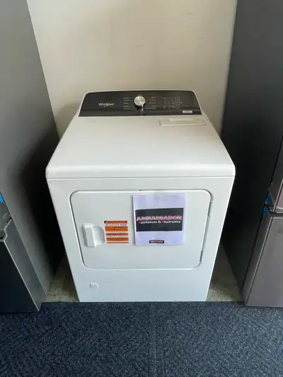 NEW 29” GAS Whirlpool Dryer (7.0 Cu.Ft) Steam, View more