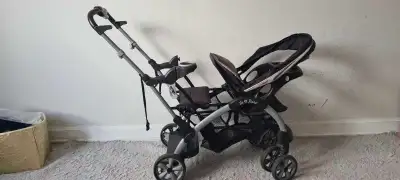 double stroller/ sit and stand, View more