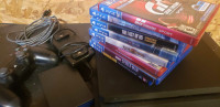 Ps4, 4 tb hardrive, controller, doc charger, 16 games 200 obo