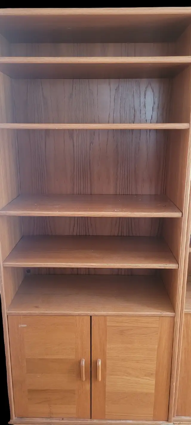 Wooden shelf unit. I deliver! I have 3 of these! $60 each in Bookcases & Shelving Units in St. Albert - Image 2