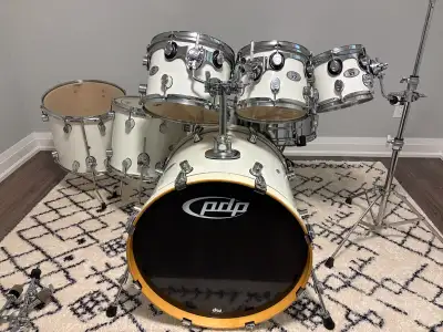 PDP Maple Shells 7 Piece Pearl White Set, View more