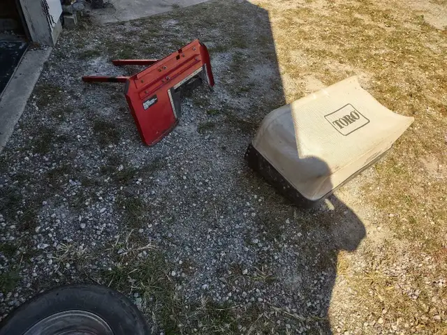 ** Toro Proline walk behind zero turn lawnmower w bagger | Lawnmowers ...