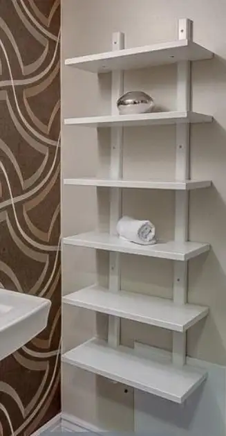 Shelving unit with 6 shelves, each shelf 8.5x 20". in Bookcases & Shelving Units in London - Image 5