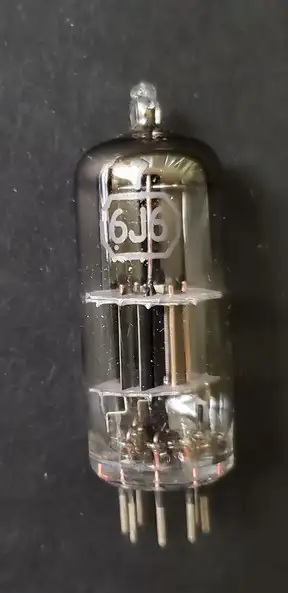 Vintage Tung-Sol 6J6 Double Triode VHF Vacuum Tube / Radio Tube, View more