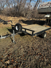8x6.5ft utility trailer, tilt deck 