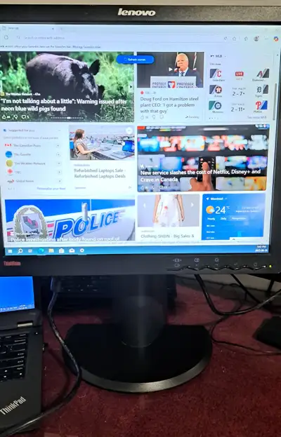 Lenovo 9417HC2 Black 17" Monitor / écran, View more