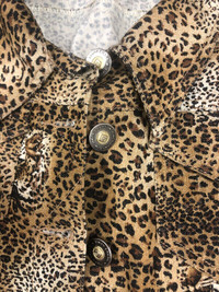 Simon Chang Cheetah jacket size 16