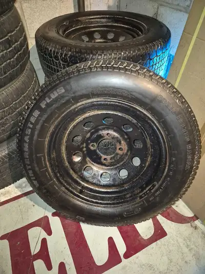 Winter wheels and tires Wintermaster P205/65 R15 tires on steel 15x7 4x 4.25. Fit Foxbody Mustang If...