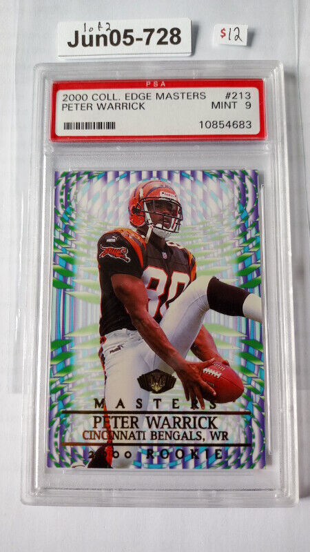 2000 Edge Masters Retail Peter Warrick Cincinnati Bengals RC 213 in Arts & Collectibles in St. Catharines