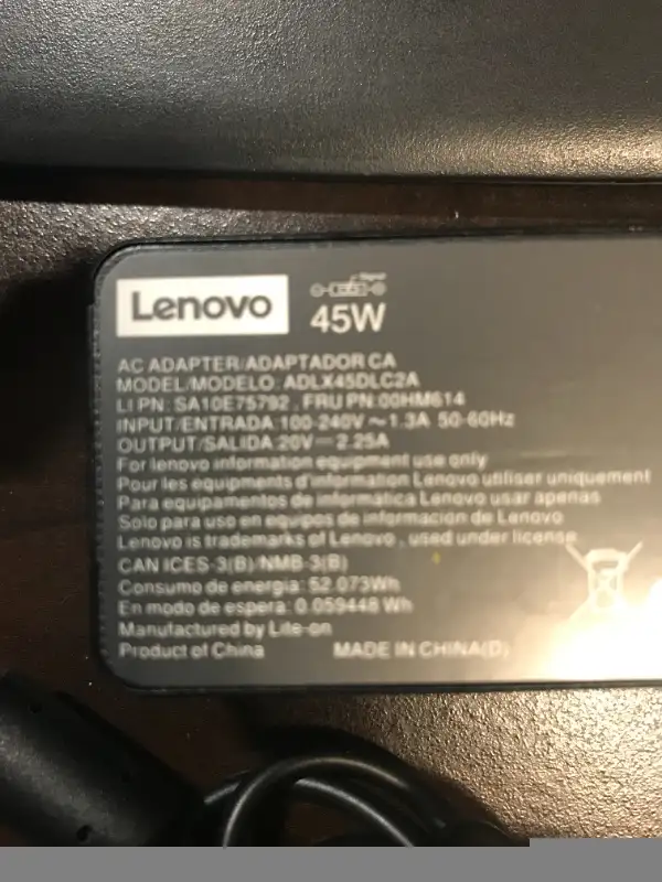 Lenovo Thinkpad 45W 90W ORIGINAL adapter with Yellow Tip in Laptop Accessories in City of Toronto - Image 6