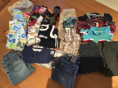 19 +9 CHILDREN’S PLACE BRAND SZ 18 M WARDROBE FLEECE PJS JEANS, View more