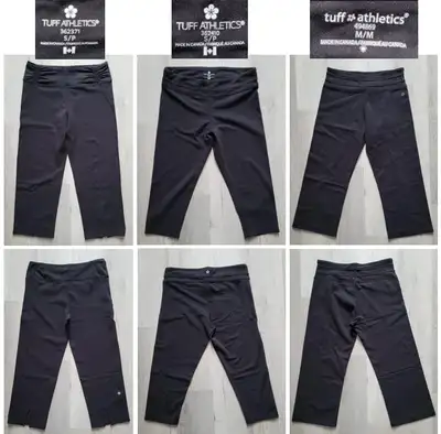 DISPONIBLES : 1. Legging Tuff Athletics, capri, S 2. Legging ajusté, aux genoux, S 3. Legging, capri...