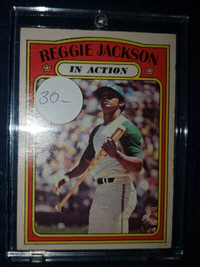 Reggie Jackson 1972 opc baseball card 436