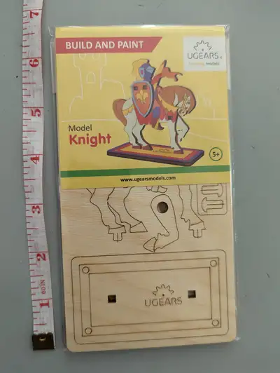 I have for sale a brand new DIY Wooden Build & Paint Model Knight!!! If you have any questions or wo...