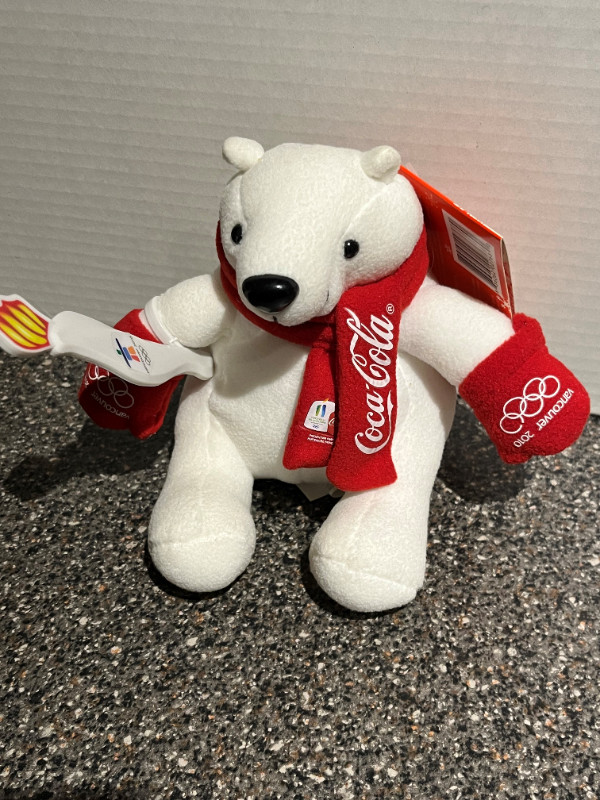 Vintage Coca-Cola 6" 2010 Olympic Polar Bears in Arts & Collectibles in Edmonton