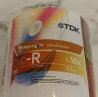 SOLD-----TDK DVD-R 1-16x 4.7 GB Recordable Disk, Sealed 100 Pack