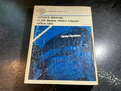 ハーレー 純正 マニュアル XL/XR 1979-1985 ハーレー 純正 マニュアル XL/XR 1979-1985 ハーレー 純正 マニュアル