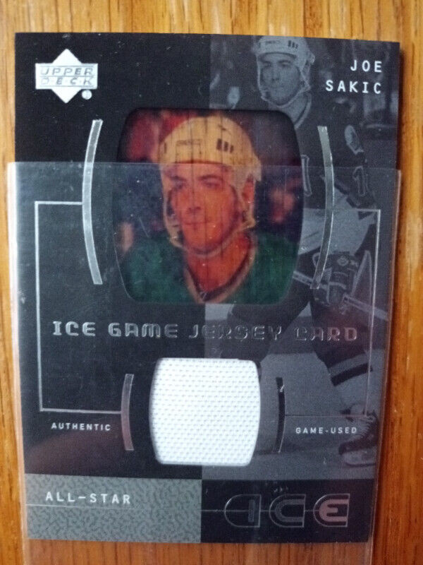 2000-01 Upper Deck Ice Game Jersey Joe Sakic #I-SA HOF in Arts & Collectibles in St. Catharines - Image 2