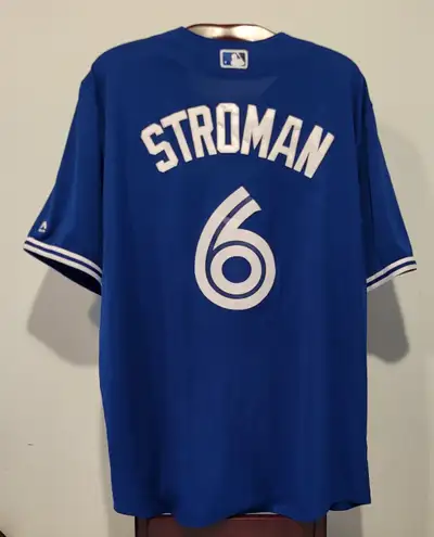 MAJESTIC MARCUS STROMAN TORONTO BLUE JAYS ROAD JERSEY 2XL, View more