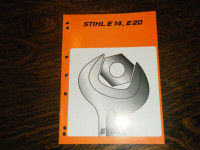 Stihl E 14, E 20  Chainsaw Service Manual