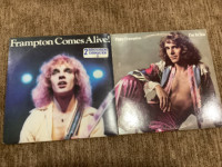 Lot of 2 for 20$ Peter Frampton vinyl record albums, more listed