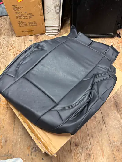 Grey seat covers used on 2024 Toyota Tacoma crew cab. Perfect condition just sold the truck. Bucket...