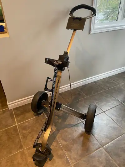 For Sale: Cadie Evolution E-525 Plus Push/Pull Collapsible, Lightweight 3-Wheel Golf Cart with Brake...