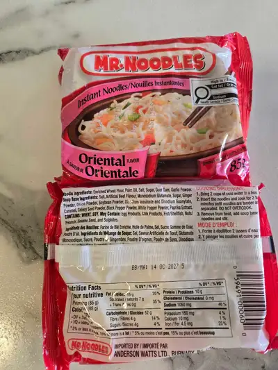 Mr. Noodles Oriental Flavour Instant Noodles (2x 85g), View more