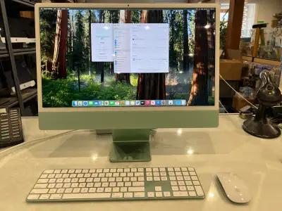 APPLE iMAC 24'' M1 2021 VERT/16GB RAM/SSD 500GB/4 PORTS, View more