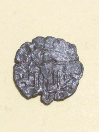 1458 Italy billon 1 denaro Alfonso V the Magnanimous