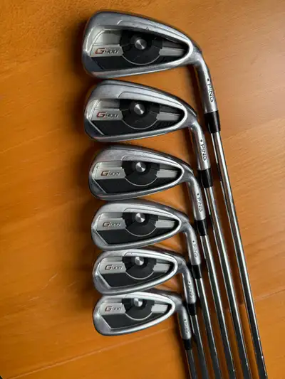 PING G400 Iron Set (6-AW) 6 piece set. Extremely Forgiving Irons in great condition. PING AWT 2.0 S...