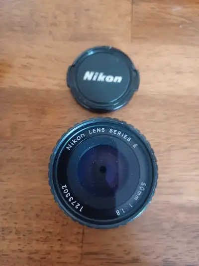 Nikon Lens Series E 50mm 1:1.8 Hoya Skylight Filter, View more