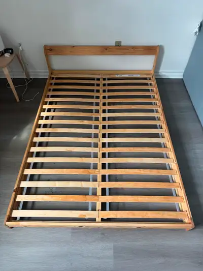 IKEA bed frame and mattress, View more