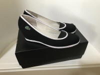Ladies “LACOSTE” Canvas Shoes - $50