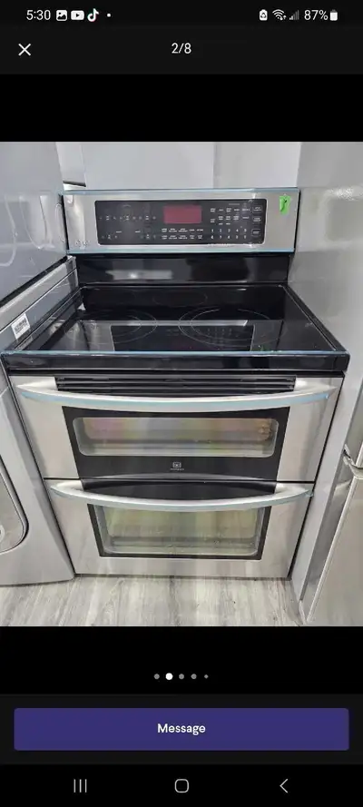 LG DOUBLE OVEN GLASS STOVE RANGE STAINLESS , View more